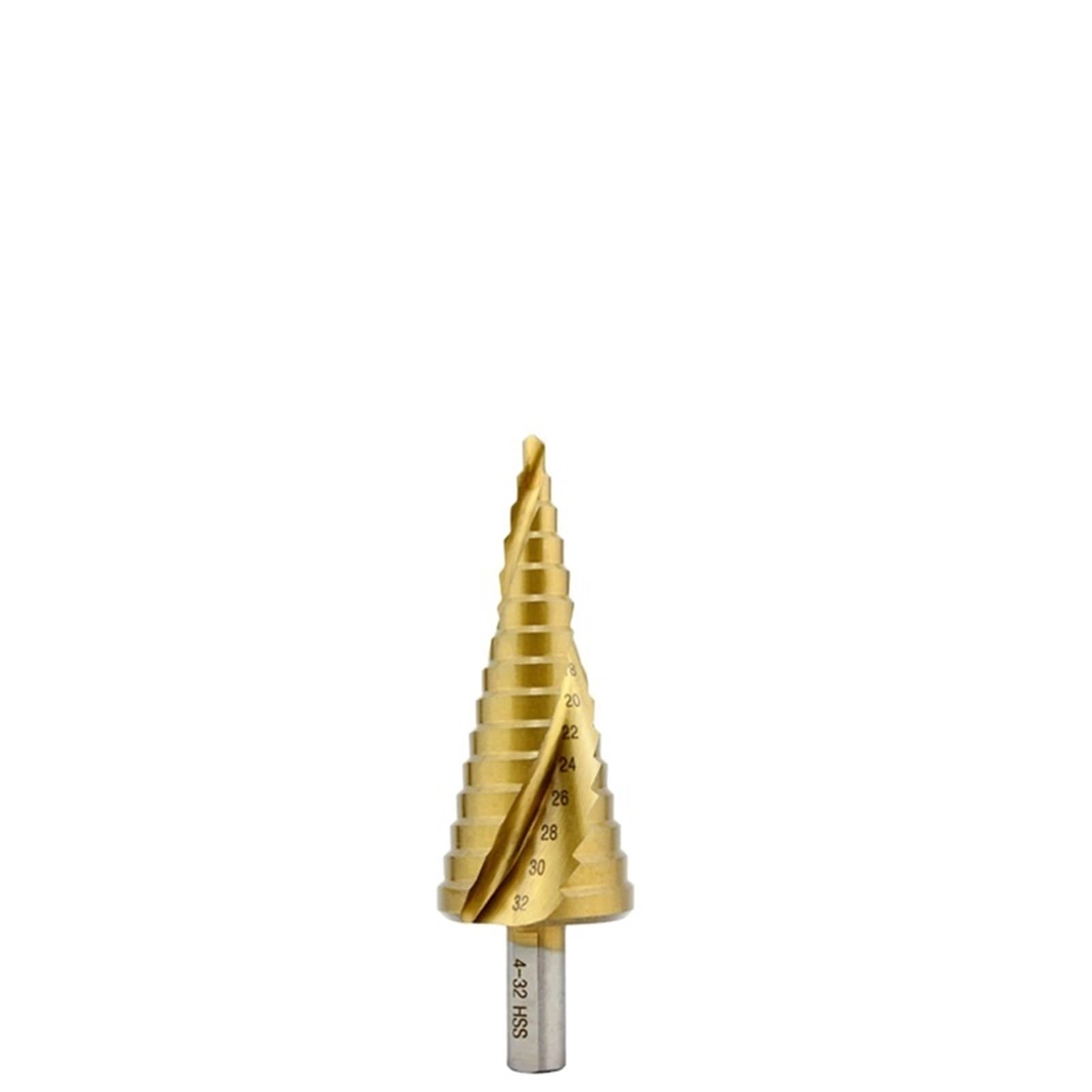 Cobalt Cone Step Drill Bit - Cobalt 1 Piece 3-12/3-14/4-12/4-20/4-22/4-25/4-32/5-21/5-27/6-24mm