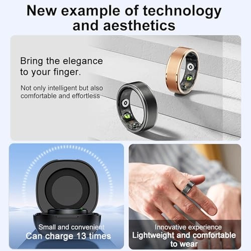 Smart Ring - Heart rate monitor Blood oxygen saturation Sleep Monitoring