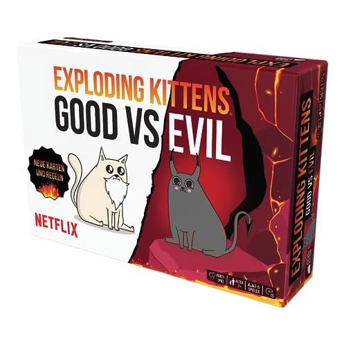 Exploding Kittens: Good vs Evil - Card Game (German)