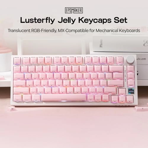 Lusterfly Jelly Keycaps - Wireless