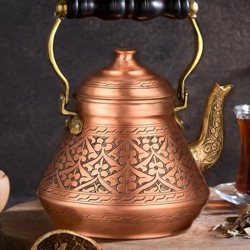 Turkish TeaPot - Copper 1.5 Liters