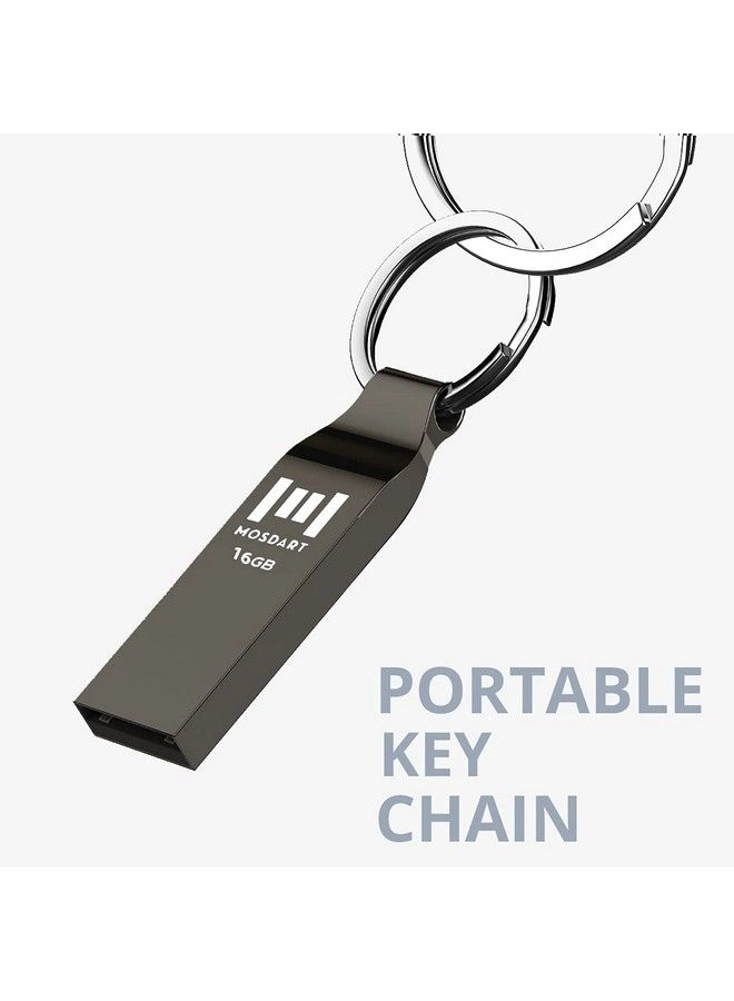 Metal Usb 2.0 Flash Drive - 16GB