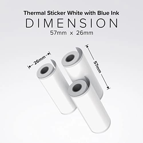Thermal Paper - 3 piece(s) 57mm x 26mm