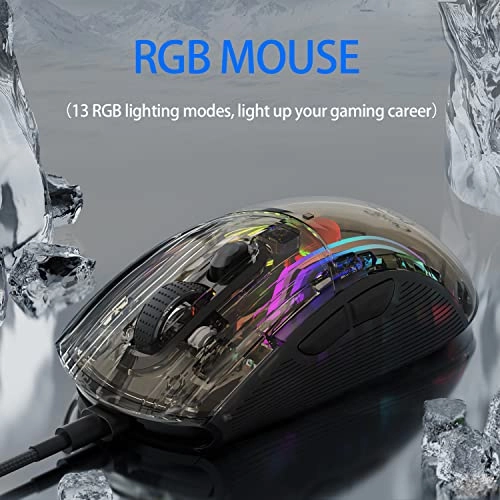 383 PRO X400 Transparent Mouse - USB