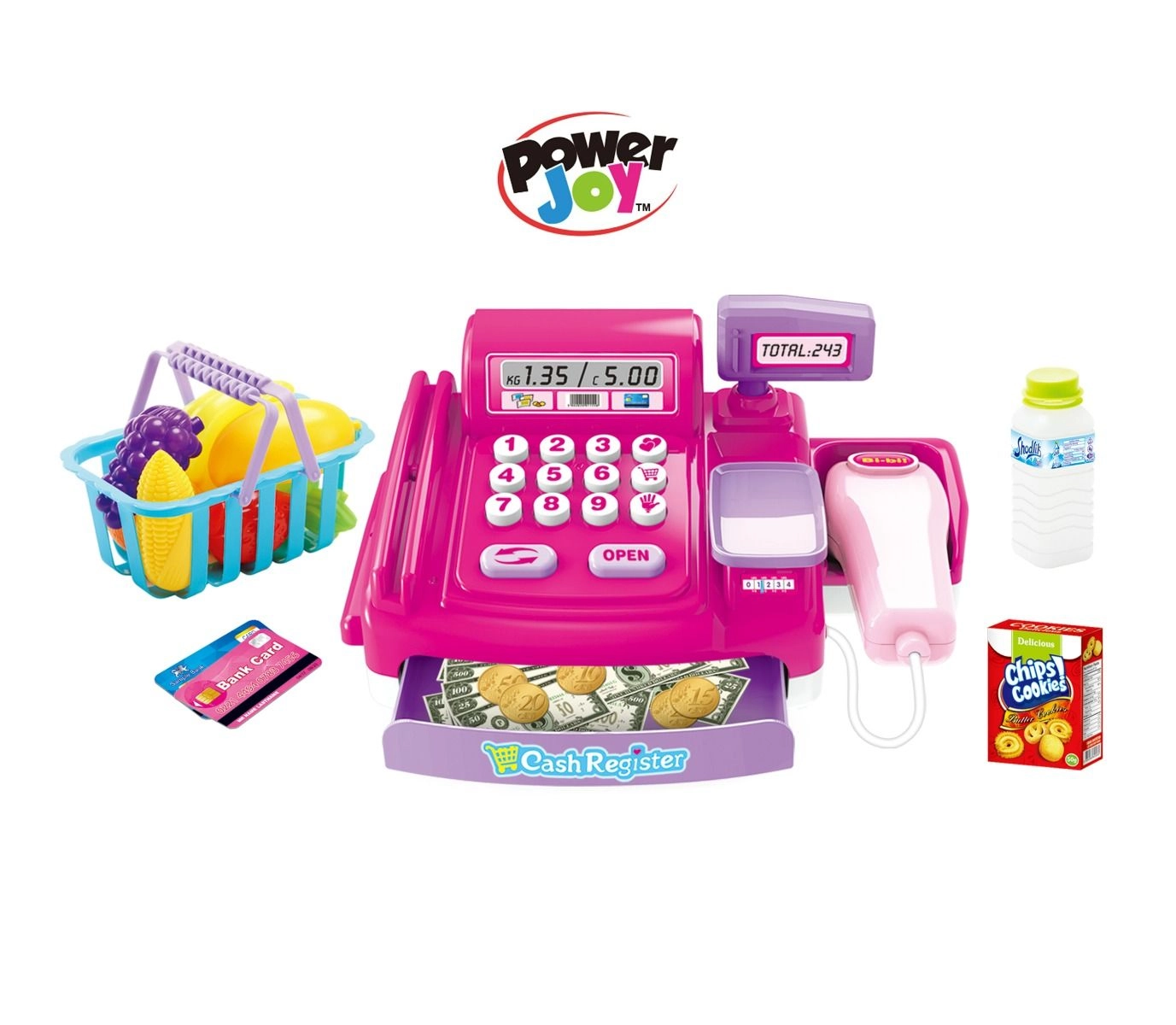 Power Joy B/O Yumyum Cash Register XS - 1pc (AL-5523)