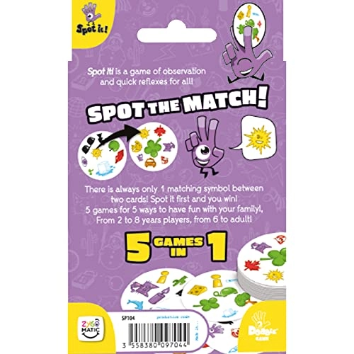 Spot It! Classic - Pocket Eco Edition - Card Game