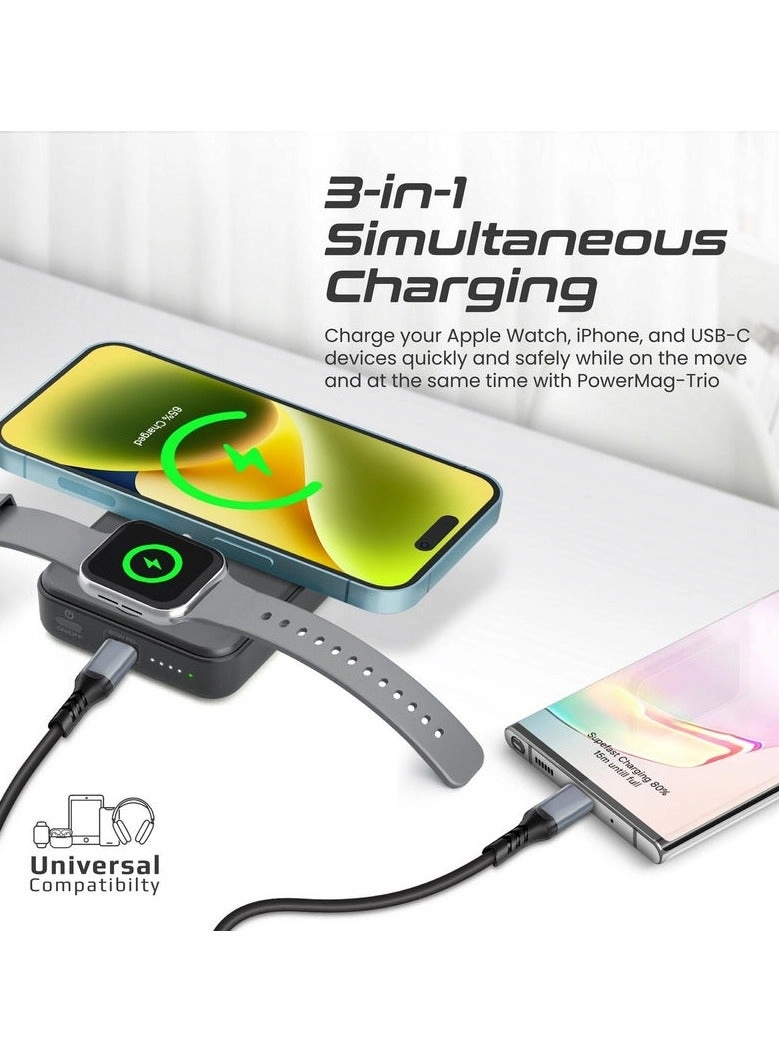 PowerMag-Trio - 20W Fast-Charging 2.0 Magsafe Compatibility