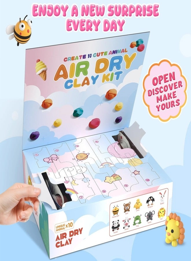 Air Dry Clay Kit - Non-Sticky Soft & Ultra Light with Sculpting Tools