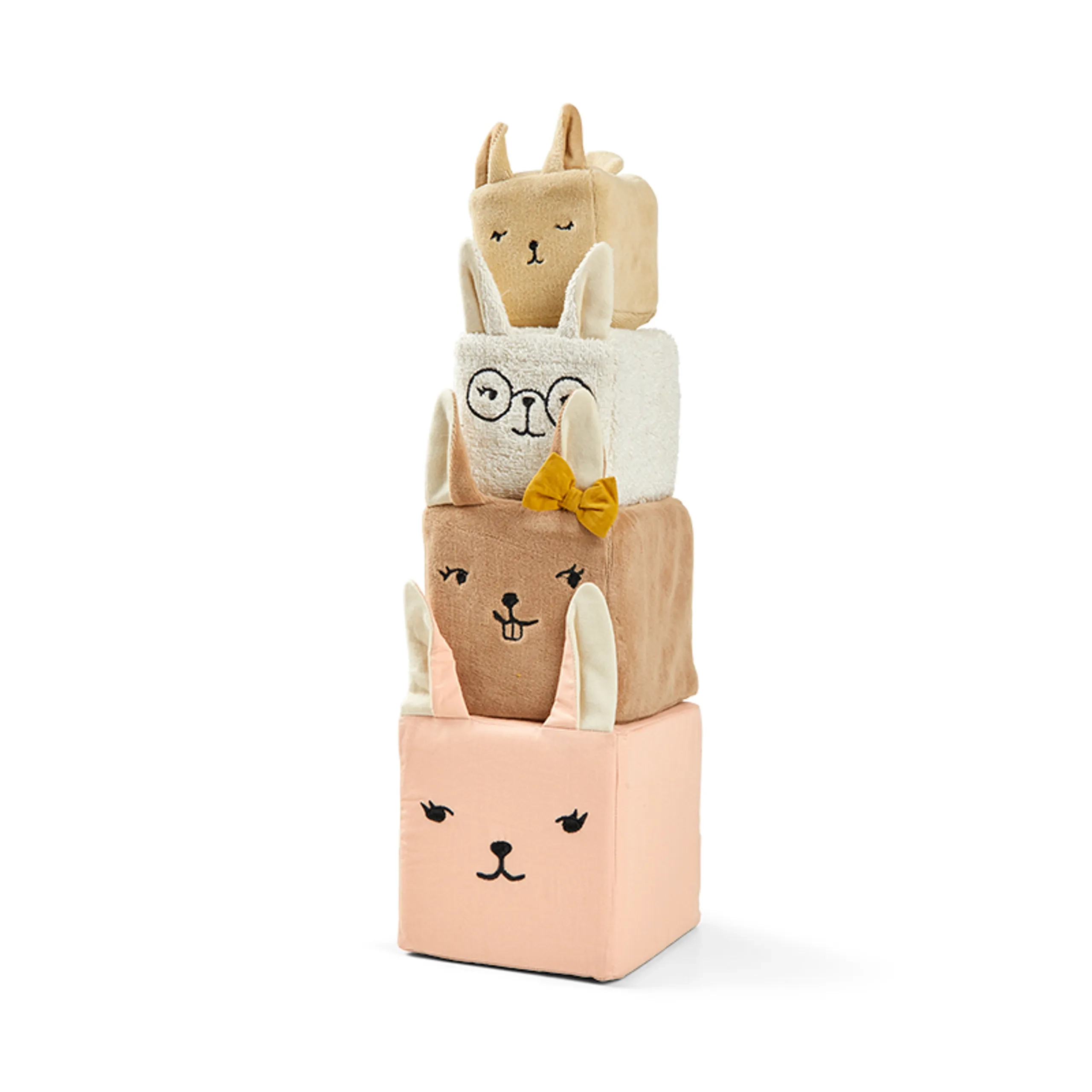 Fabelab Animals Organic Soft Blocks - Set of 4 Polyfoam filling