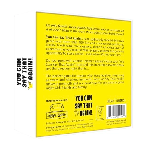 You Can Say That Again! - Fun Family Trivia