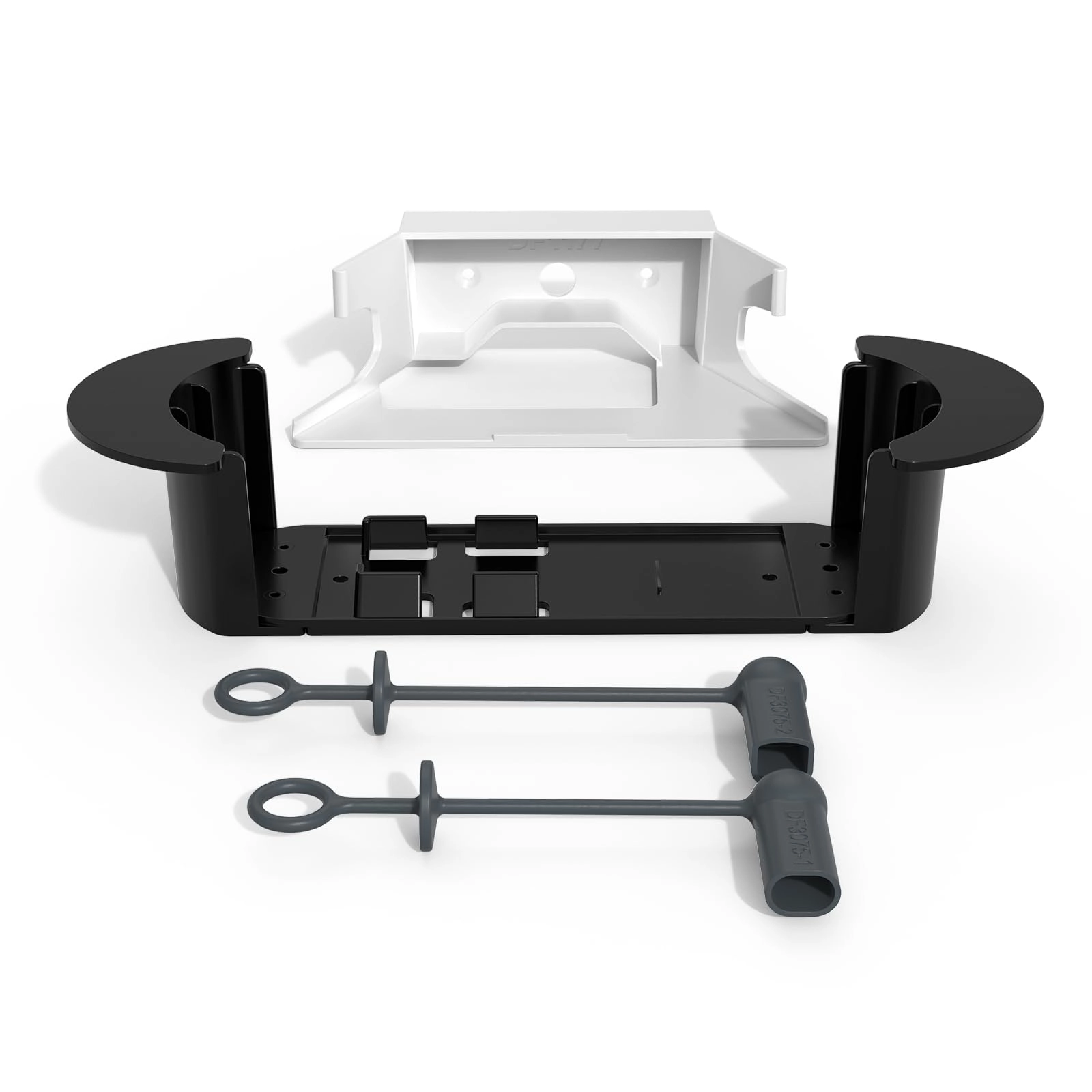 HOLACA Wall Mount Kit + Starlink Ethernet Cable Caddy + Starlink Cable End Protection Cover - Starlink Mesh WiFi Router V2, Starlink Ethernet Adapter, Starlink Ethernet Cable (up to 150ft)