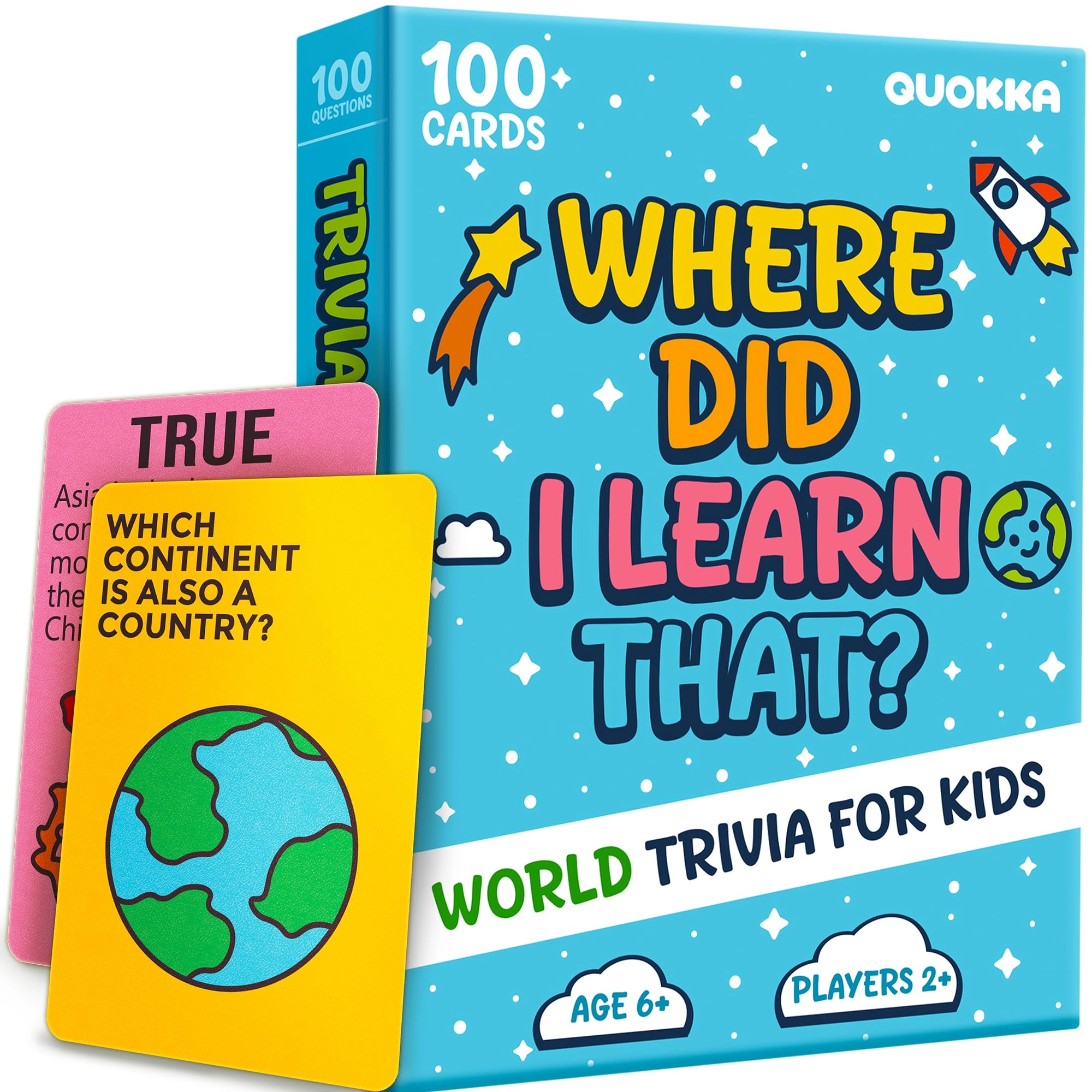 quokka Trivia Card Game - Geography Culture