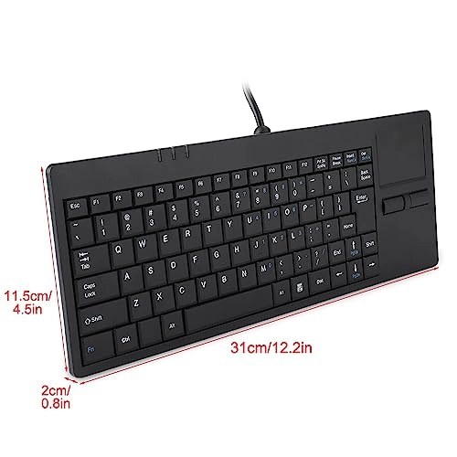 Wired USB Touchpad Keyboard - Wired