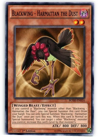 Yu-Gi-Oh! Blackwing Harmattan the Dust BOSH-EN014 - 1st Edition