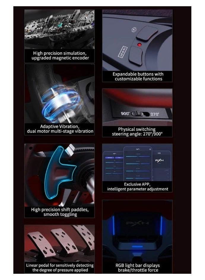 V9 Gen 2 Racing Wheel & Pedals - PC/Xbox/PS4/Switch