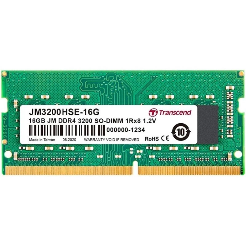JetRam - 16GB 3200MHz SO-DIMM DDR4