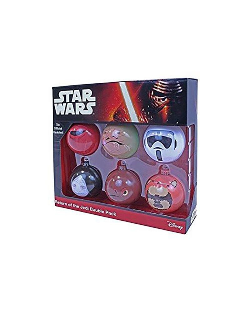 Star Wars Return of the Jedi Baubles - 6 pack 7.5cm