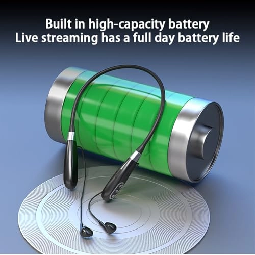 Wireless Sound Card Headset - 6-Hour Battery Noise Cancelling Mic 5 Vocal Effects