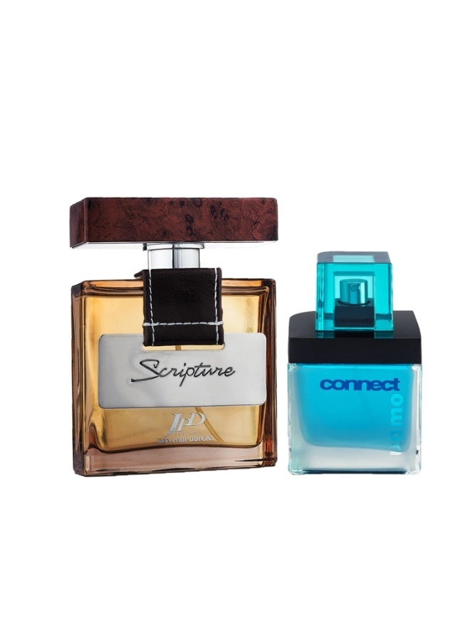 Jean Paul Dupont Connect Uomo - Eau de Toilette 100ml + Scripture Pour Homme - Eau de Toilette 100ml