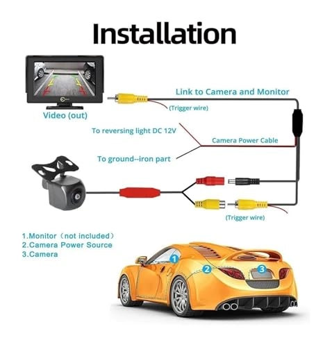 Rear View Camera - Night vision Wireless 1280*720