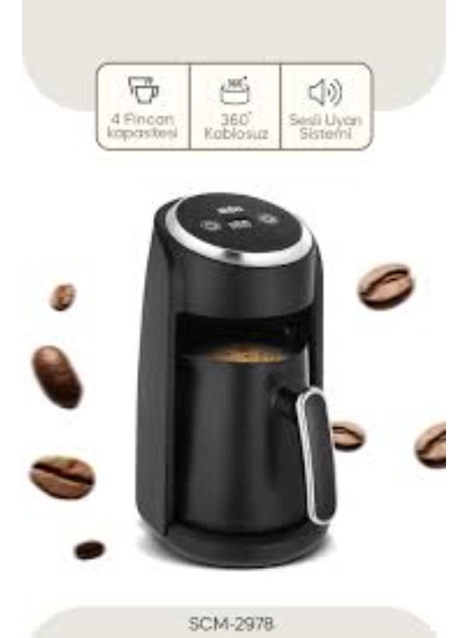 Turkish Coffee Maker - Smart Overflow Prevention Smart Sensor 4-Cup