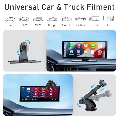 CarPlay Screen - Bluetooth Wi-Fi 4K 1080P