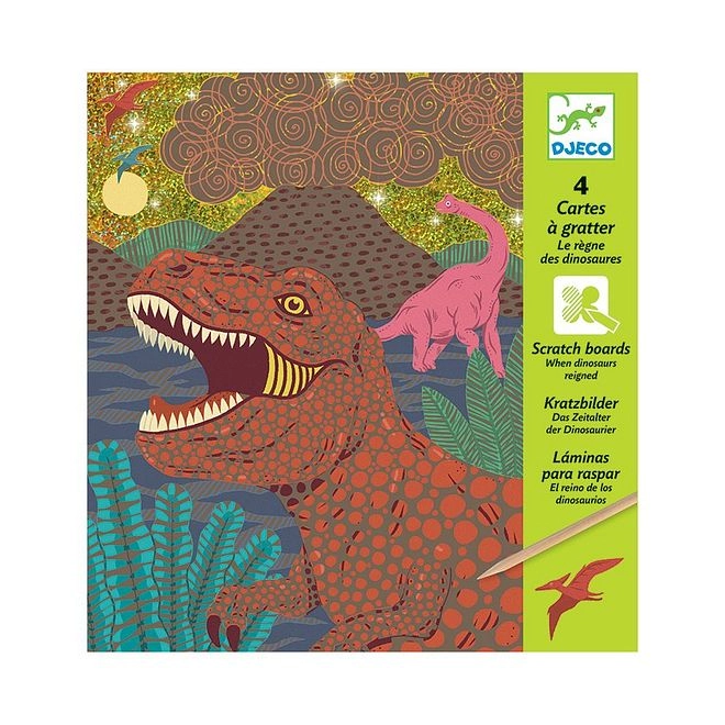 Dinosaurs Reigned Scratch Cards - 7+ years