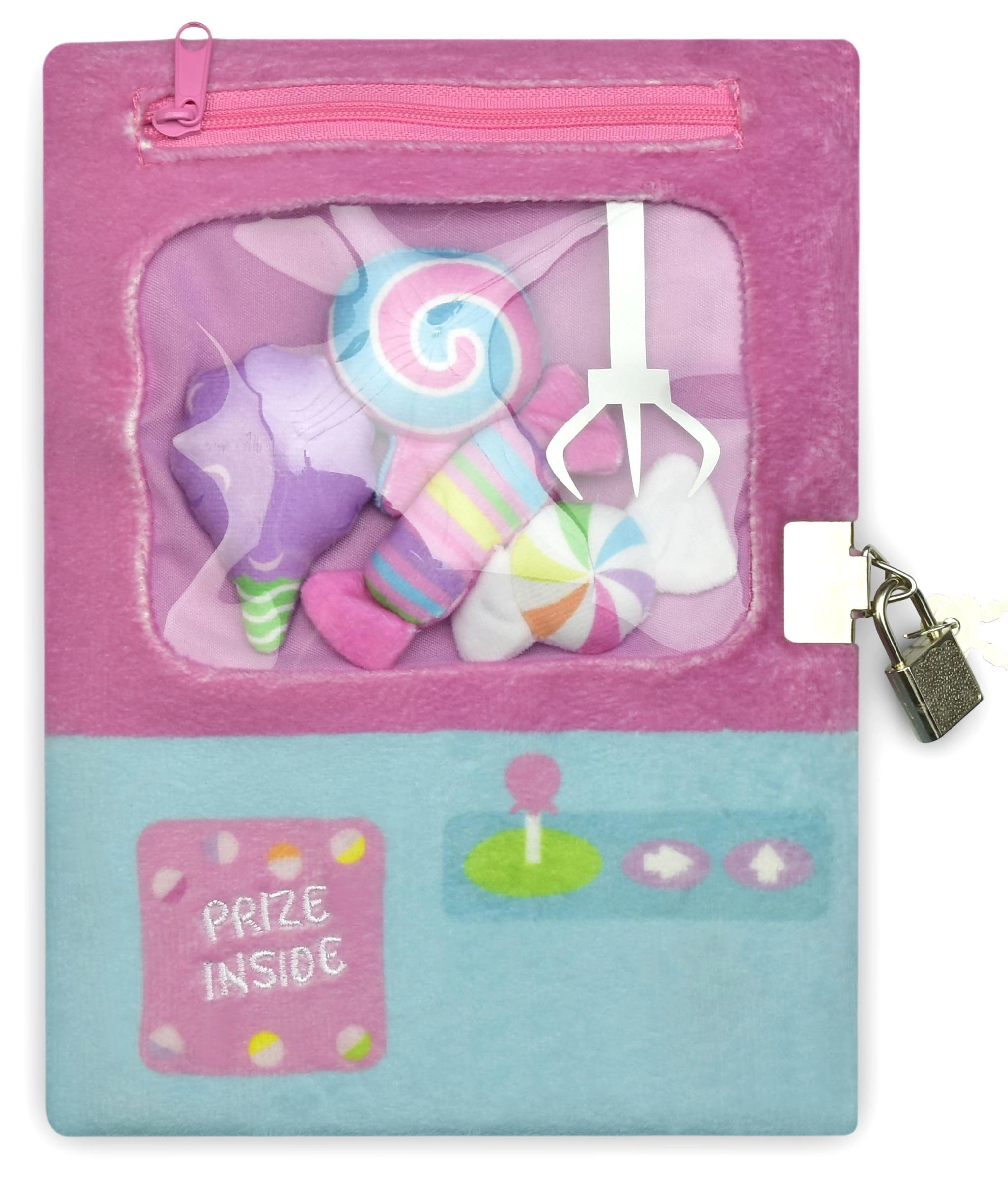 The Mines Press, Inc. Plush Fleece Journal - Book-Bound 8.75" Mini Plush Toys Claw Machine