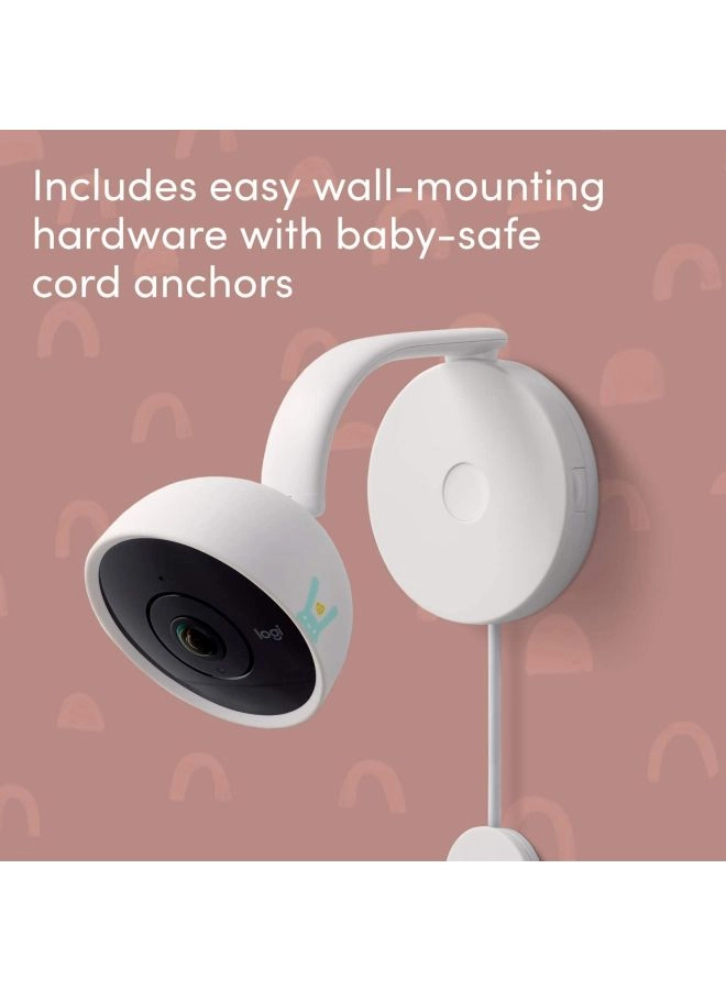 Baby Video Monitor - 1080p HD 180° ultra-wide vision
