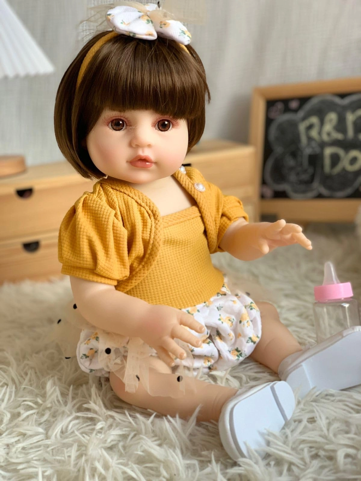 Nano Classic Reborn Baby Doll - 48 cm/18 inch Silicone Girl