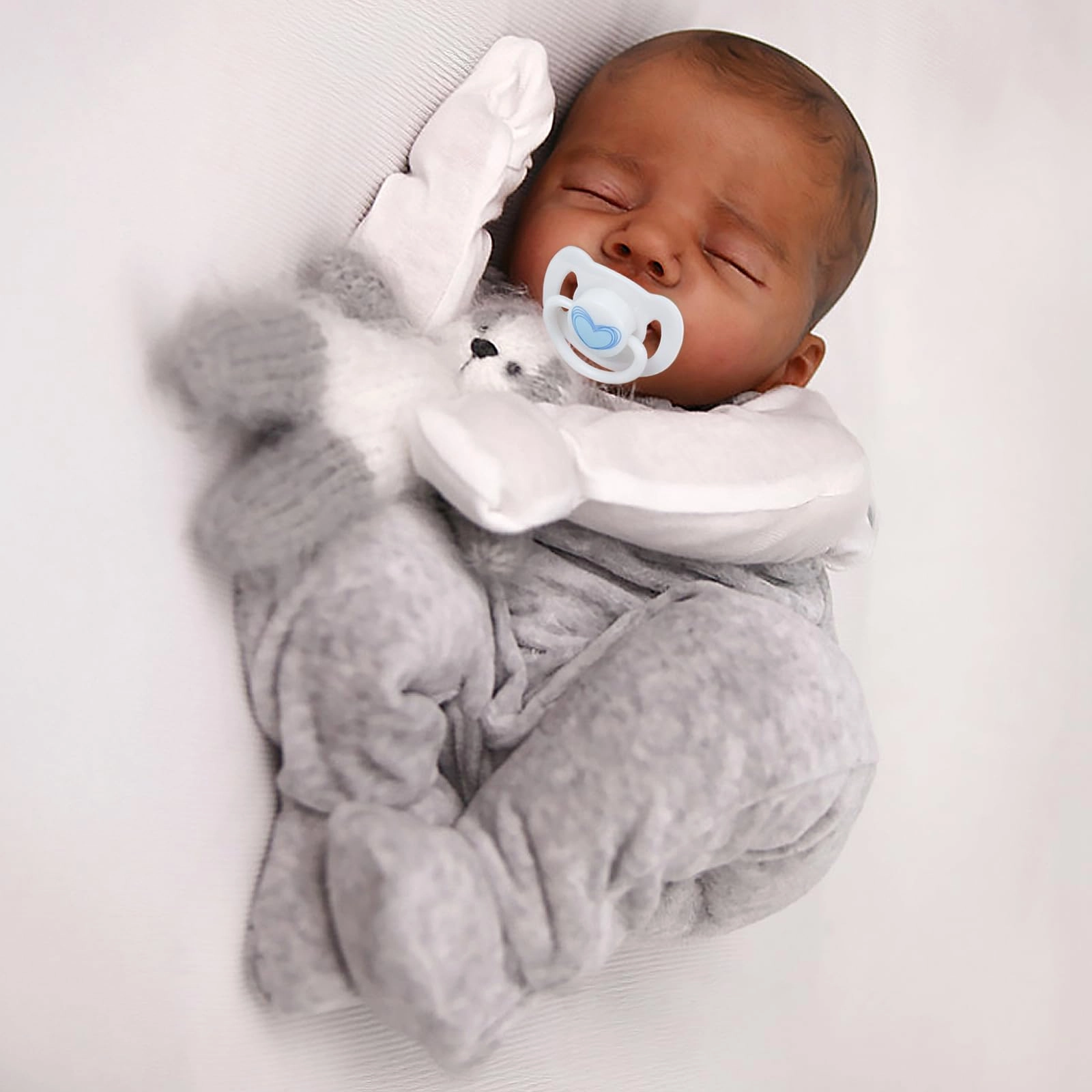 CHAREX Shane Reborn Baby Doll - 18 Inch Vinyl African American Ages 3+