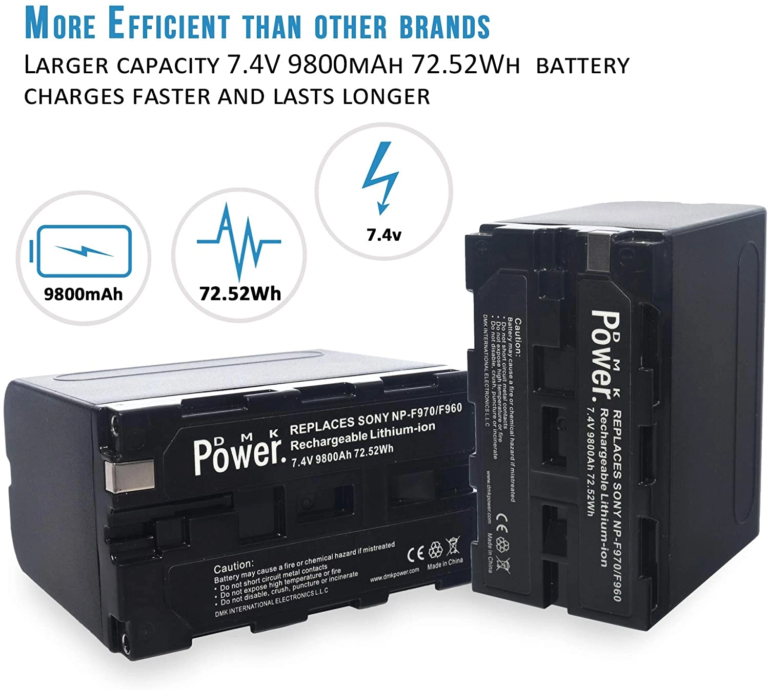 NP-F970 - 9800mAh Bundle