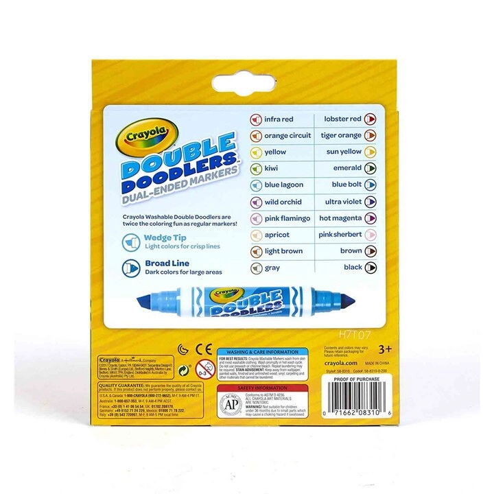 Double Doodlers - 10 Multicolour
