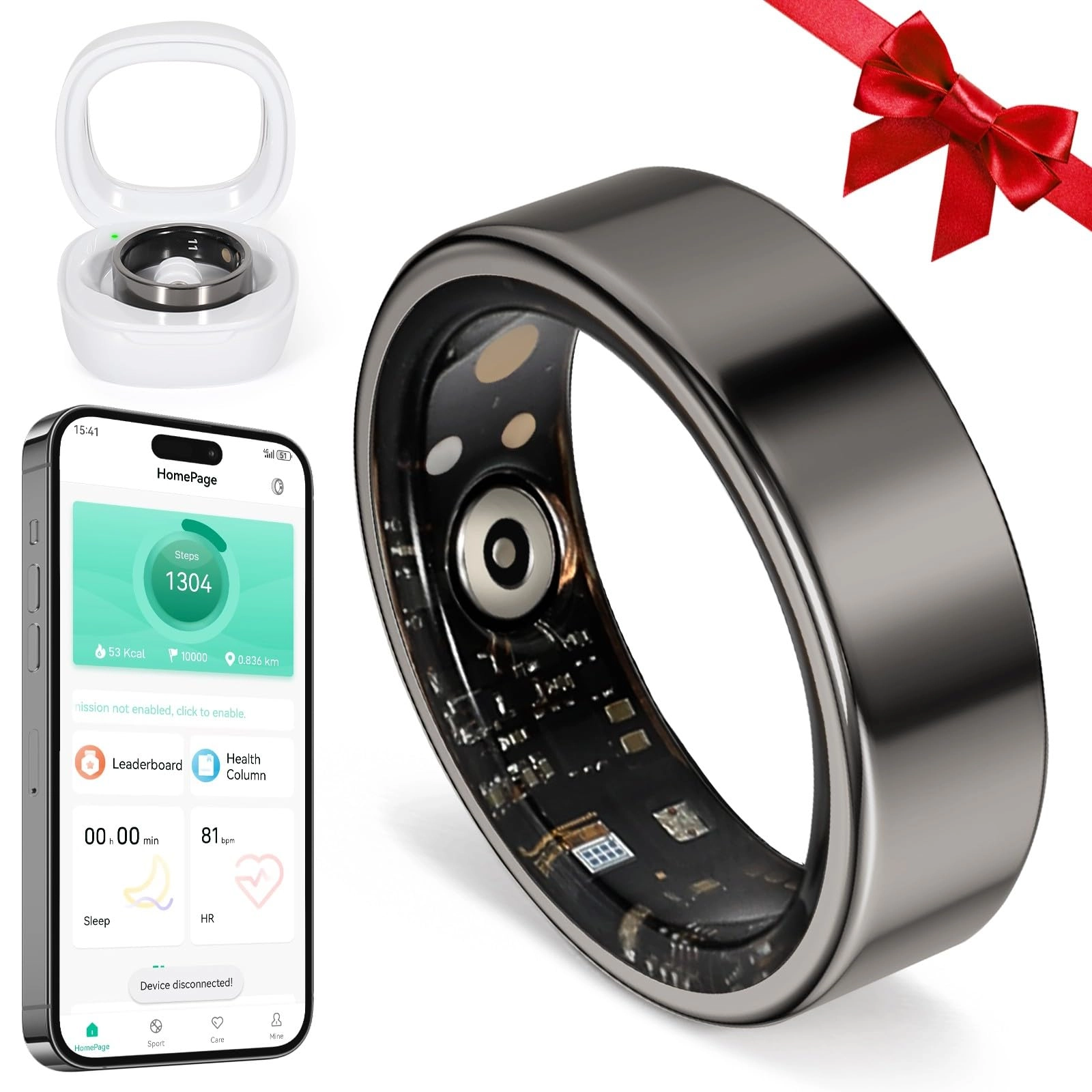 YULUCKGO EBI-Fitness Tracker - Gray 10#