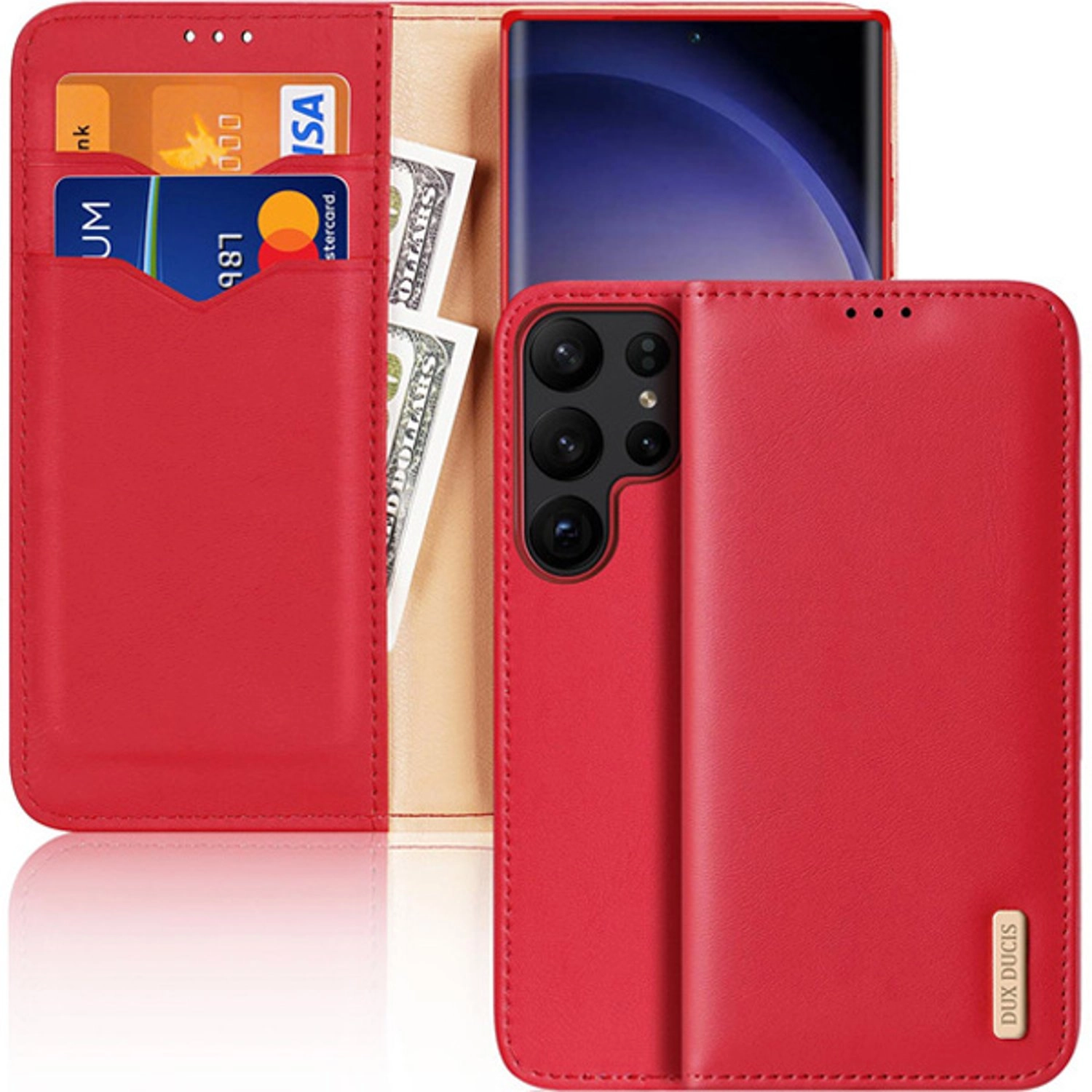 Hivo Series Leather Case for Galaxy S23 Ultra