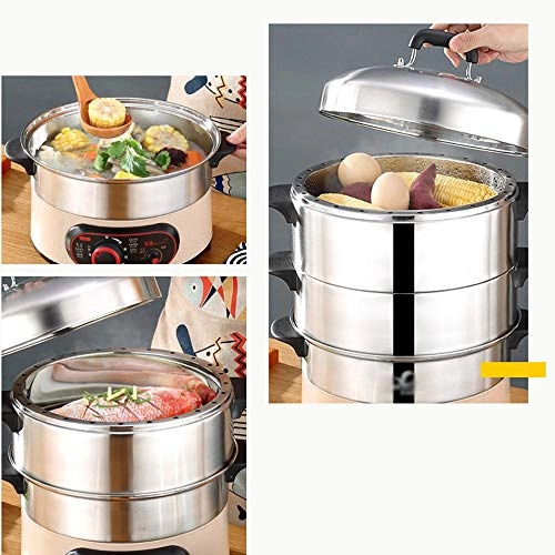 304 Stainless Steel Electric Food Steamer Pot