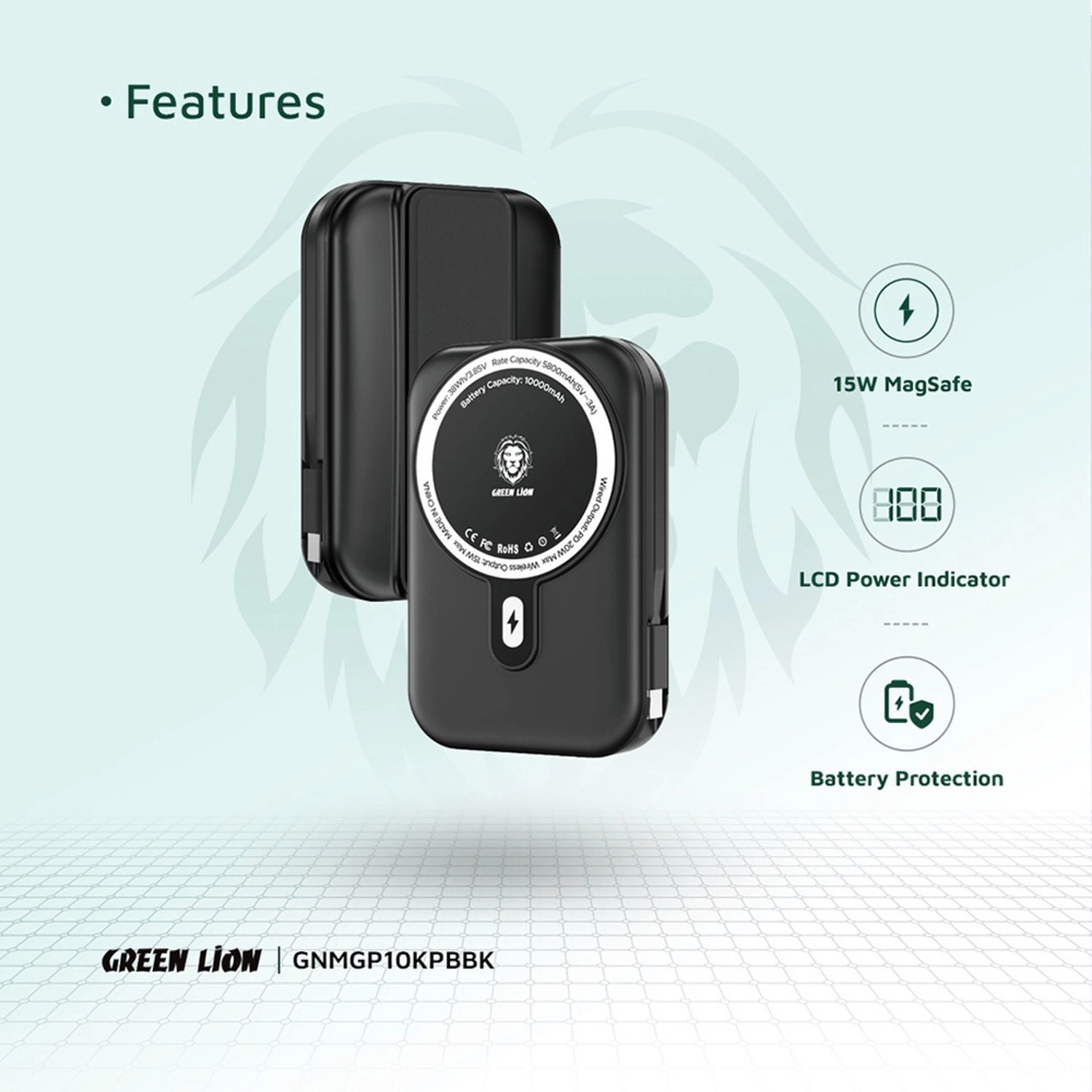 Monaco - 10000 Watt-hour 15 Watt MagSafe