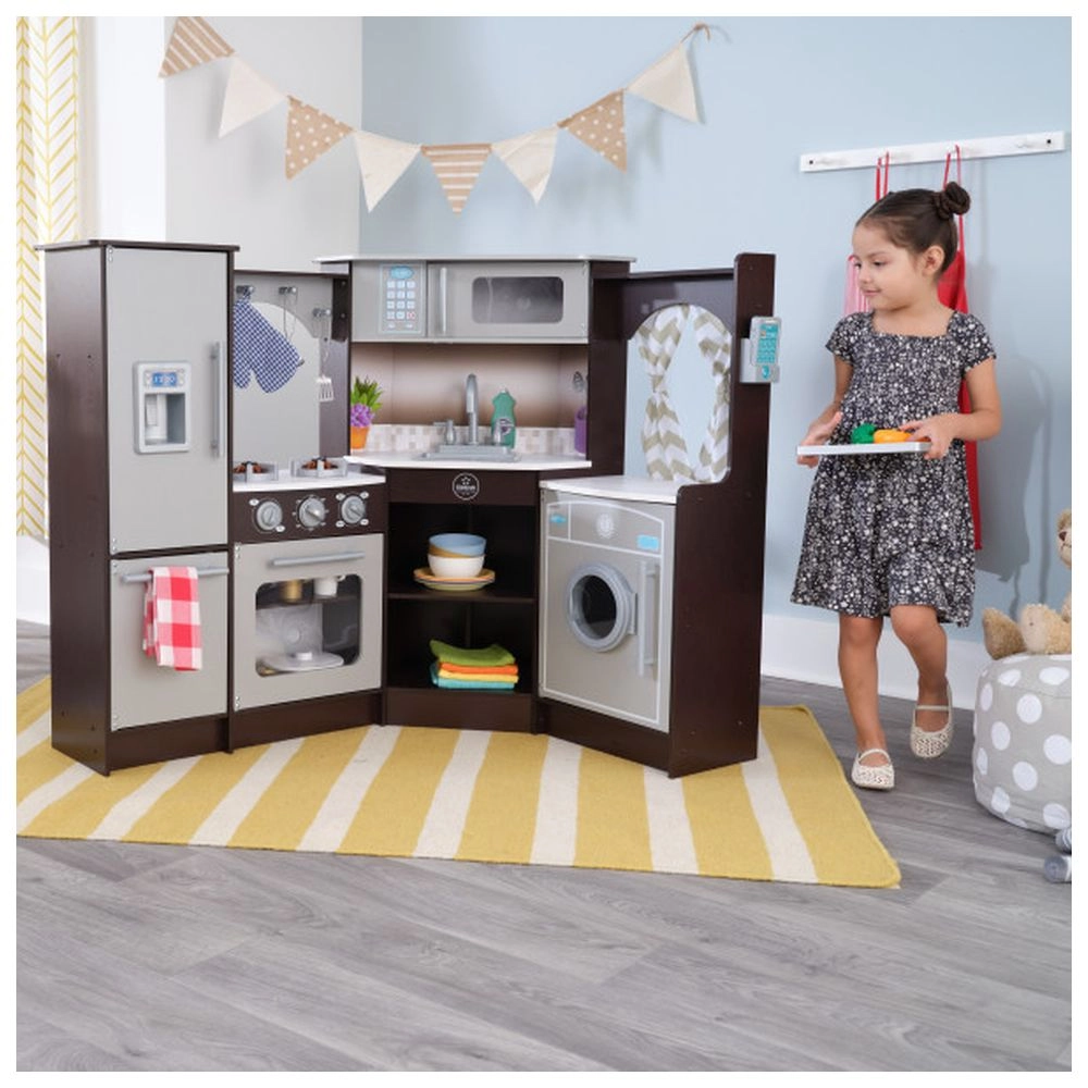Ultimate Corner Play Kitchen - Wooden (DBT-53365)