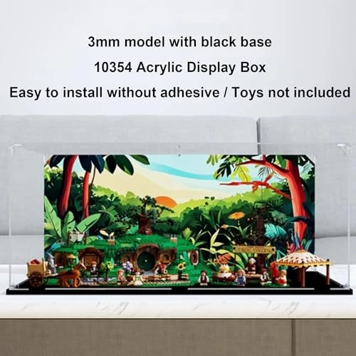Acrylic Display Case for LEGO Char Block Model 10354