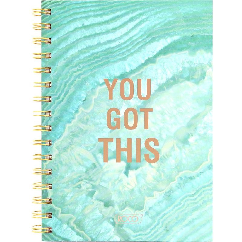 Notebook 19 X 26 cm Spiral - Grid 100 Sheets