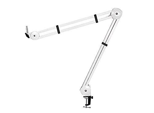 Mic Stand - Extendable Scissor Arm Table Mounting Clamp