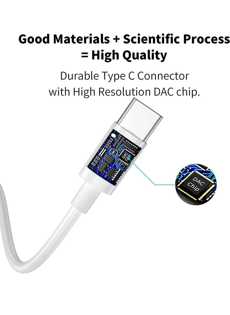 USB-C Headphones Wired Earbud