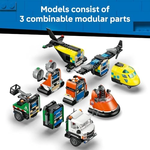 City Airplane Service Truck & Hovercraft Remix (60505)