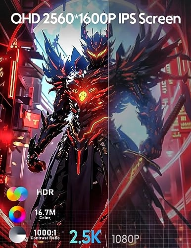 P161Q10G - 16 Inches 2560 x 1440 Pixels
