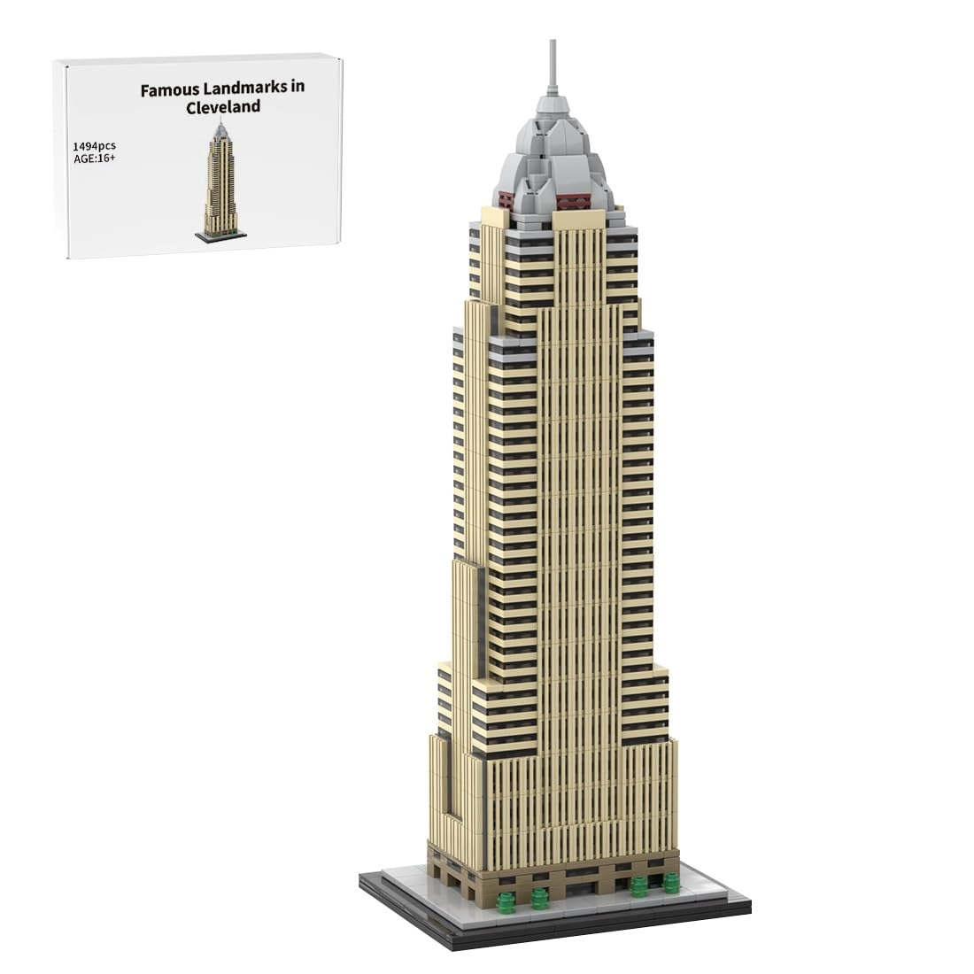 WOWOBONTOY Key Tower Cleveland - 1494 pcs