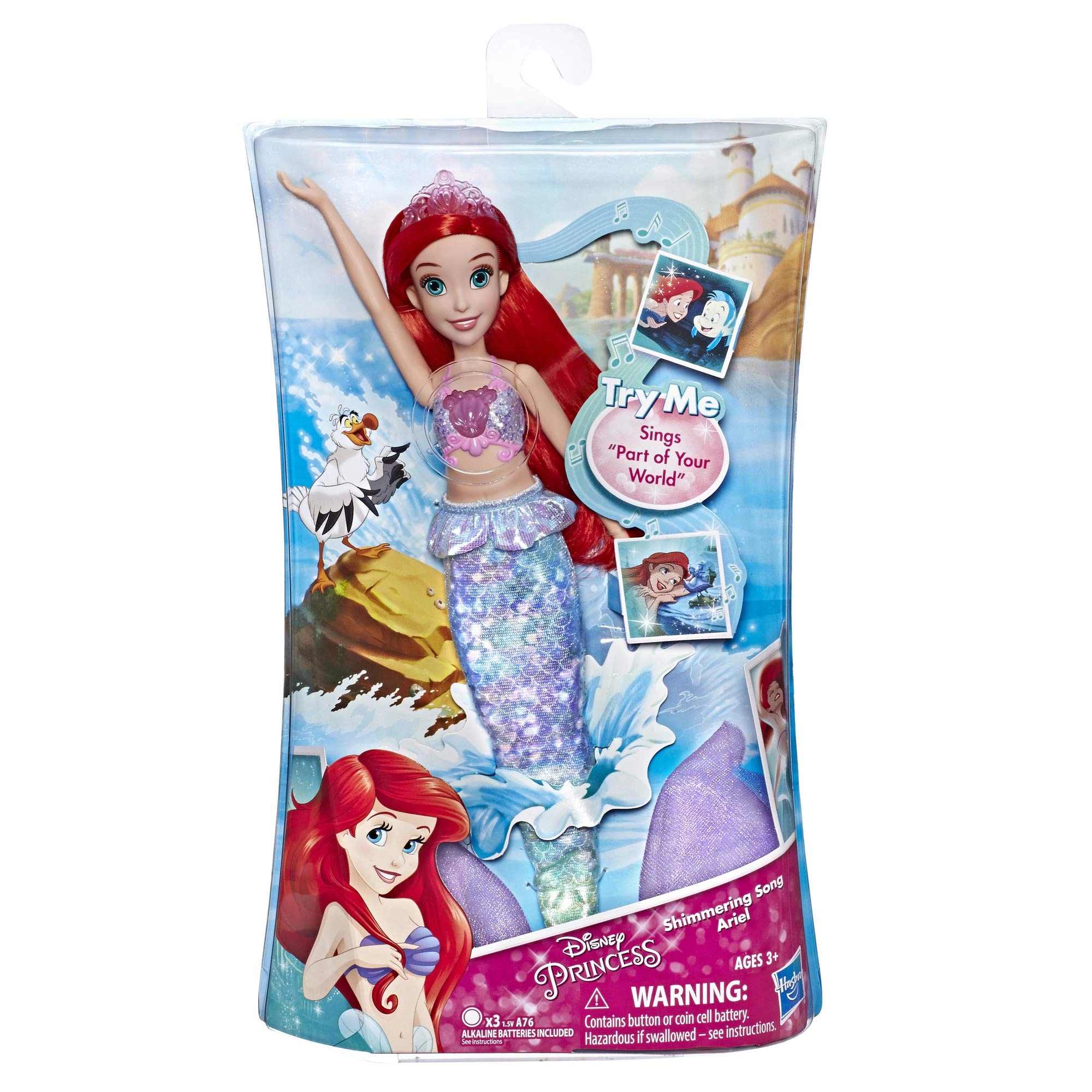 Hasbro Ariel Doll - Singing 30 cm Ages 3+