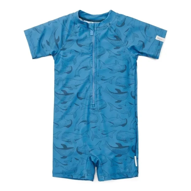 Little Dutch Swimsuit Short Sleeves Sea Life