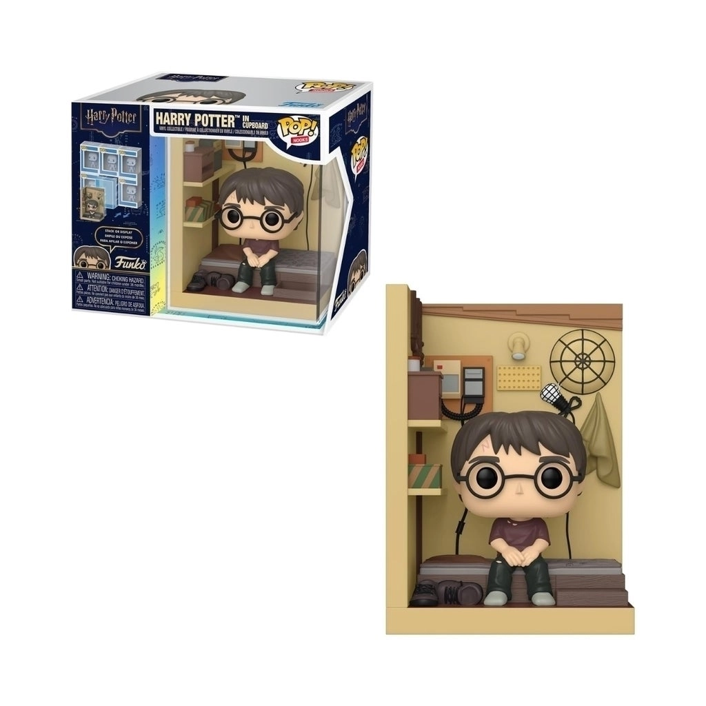 POP! Nooks Harry Potter in Cupboard - 16 cm (16 cm)