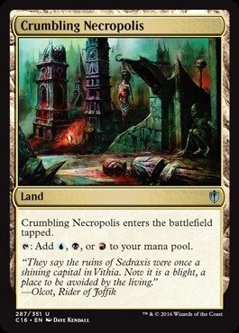 Wizards of the Coast Magic: the Gathering Crumbling Necropolis 287/351