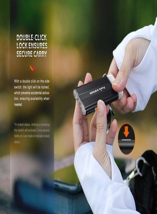 E-SPARK Keychain Flashlight - Emergency Power Bank